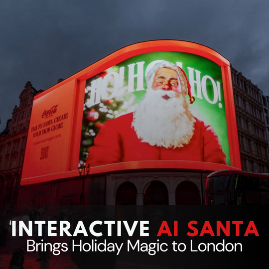 Interactive AI Santa Brings Holiday Magic to London